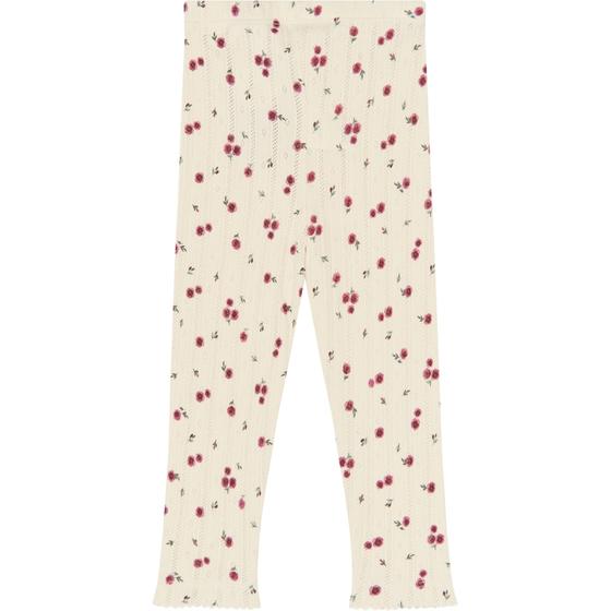 Petit Piao Leggings Gracie Pointelle Tee Eggnog Rosehip