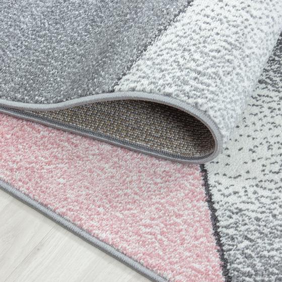 Beta gri pembe Hali 160x230cm