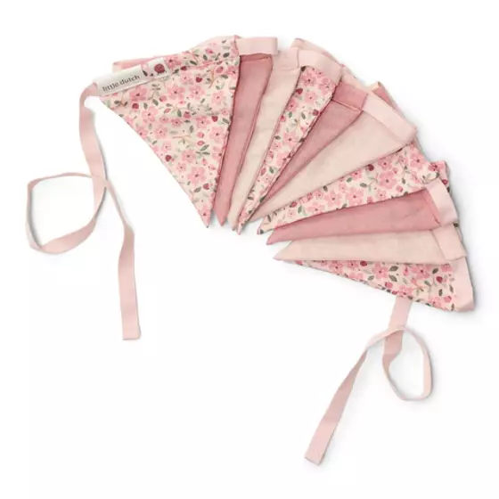 Little Dutch Girlande mit Wimpeln Fairy Garden Rosa