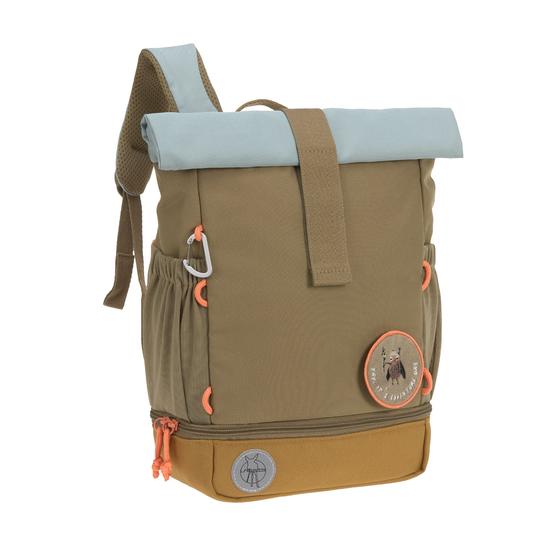 Lässig Kindergartenrucksack - Rolltop - Nature Oliv