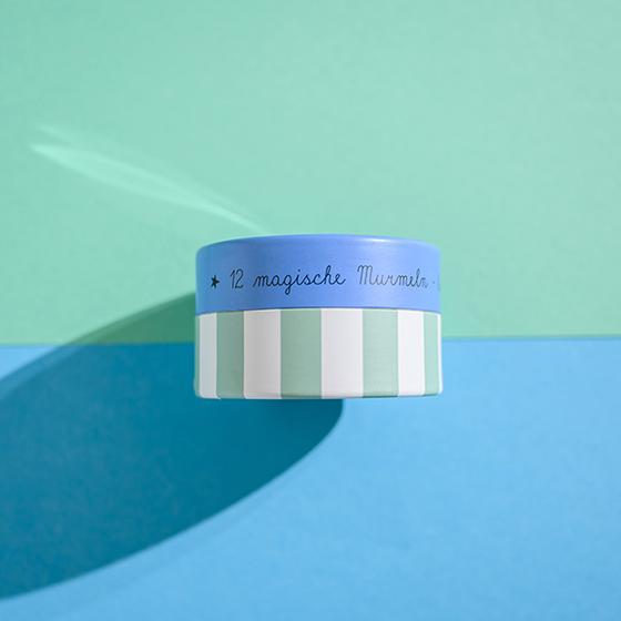 ava&yves Magische Murmeln Glow in the Dark Blau