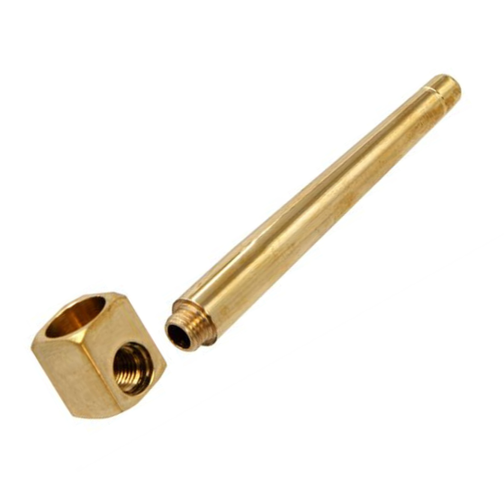 Metallpfeife, Roller Pipe, Gold