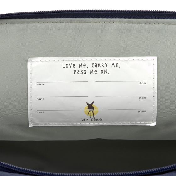 Lässig Kindergartenrucksack Rolltop - Little Gang Dunkelblau