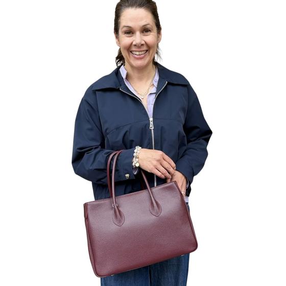 Maxima Handtasche mittel burgundy, bordeaux