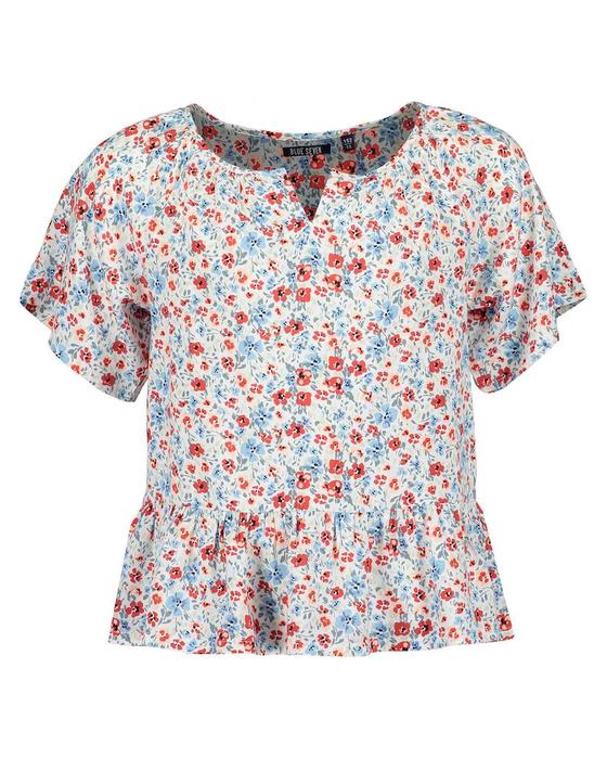 Luftige Bluse mit Blümchenmuster