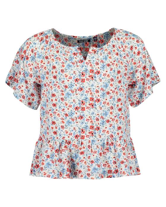 Luftige Bluse mit Blümchenmuster
