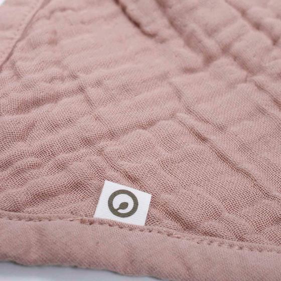 Müsli by Green Cotton Musselin Bib Rose Wood