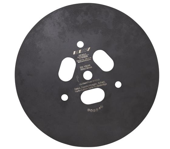 Diamant Schleifscheibe <br> Ø 300 mm passend für Roll Sanierungsfräse <br> Typ Airflow für extrem harten Beton