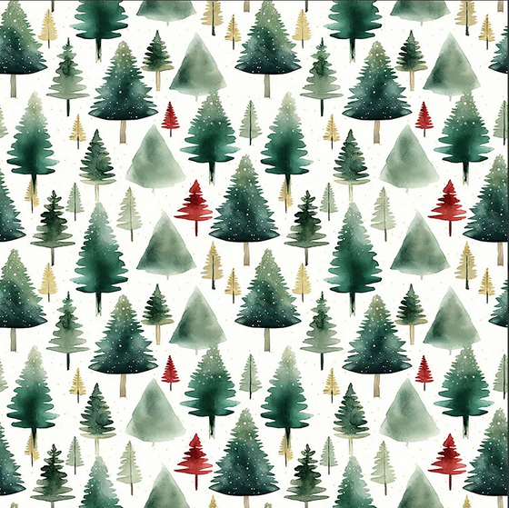 Serviette | Papier-/ Lunchserviette winter forest