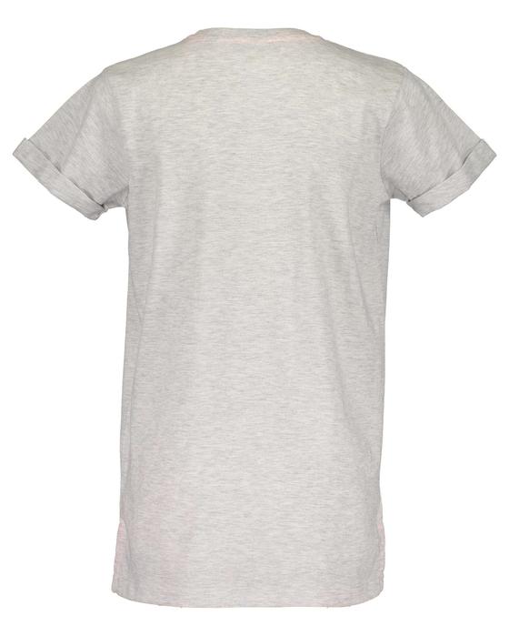 T-Shirt "Statement", Rundhals, hellgrau