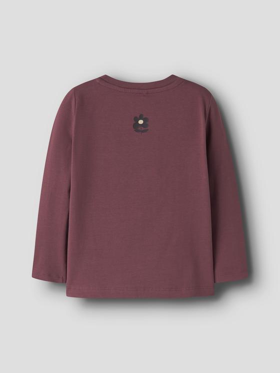 Name It Langarmshirt Blume Violett