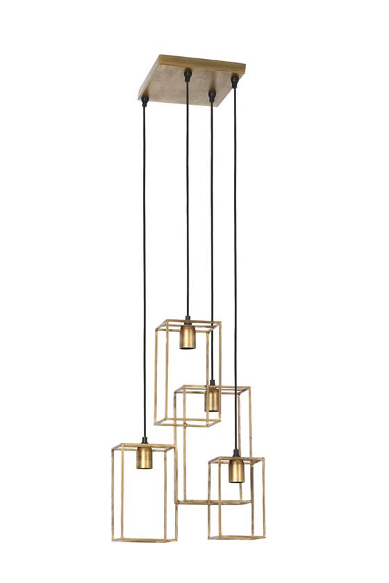 Lampe | Hängeleuchte MARLEY - antik gold
