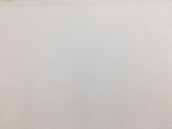 Baumwolle Paisley weiß