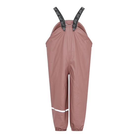 Regenhose mit Fleecefutter, mit Latz, burlwood
