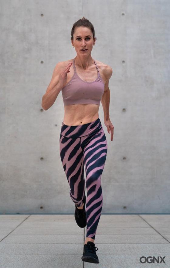 OGNX LEGGINGS FLOW mauve/black Webinar
