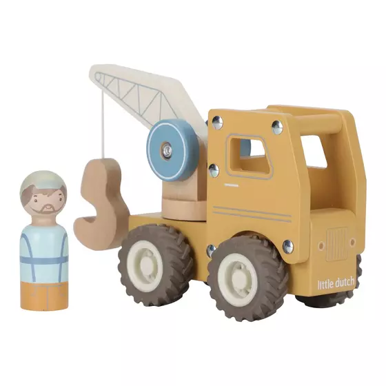 Little Dutch Holz Kranwagen