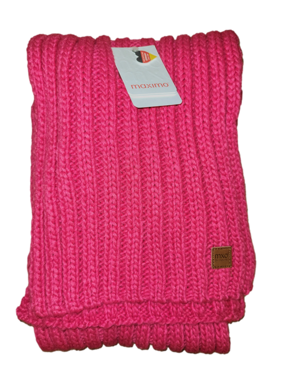 Strickschal, Wollmix, pink