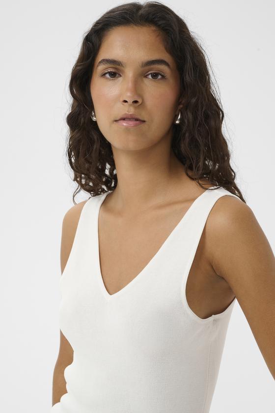 SOAKED Top V-Neck SLAdrianna 30409225 - weiß