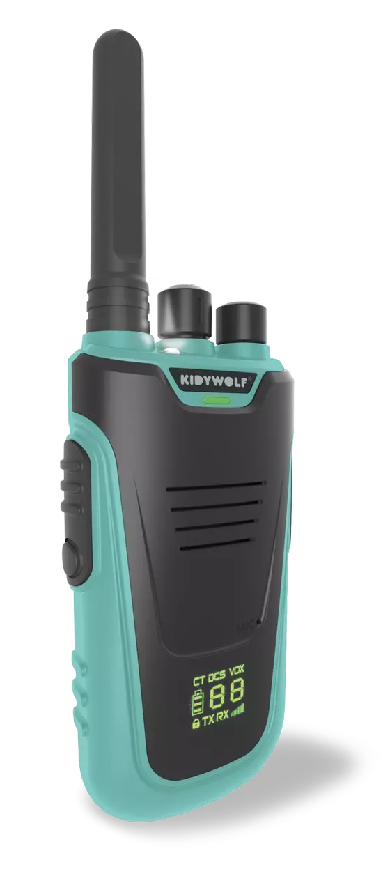 Kidywolf Walkie-Talkies mit Taschenlampe Hellblau Rosa