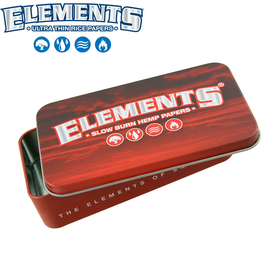 Metalldose, Elements® Red, leicht geöffnet
