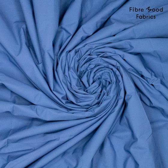Popeline Smooth touch blau