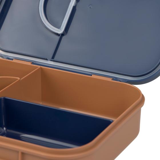 Lässig Brotdose - Bento Lunchbox Little Gang Smile Blau