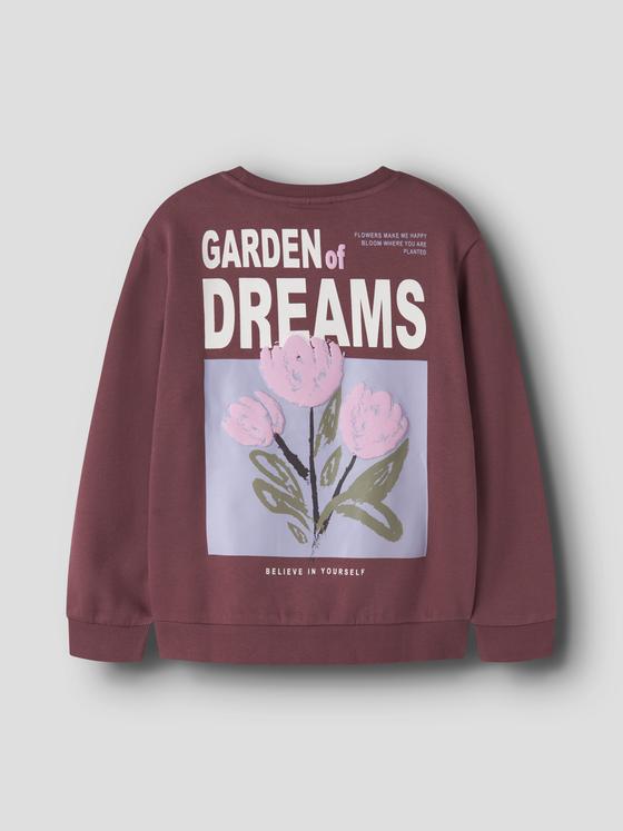 Name It Sweatshirt Garden of Dreams Wild Ginger