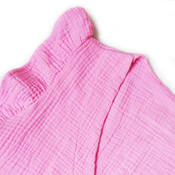 goldmarie Musselin Top MOINGIORNO pink Label - rosa