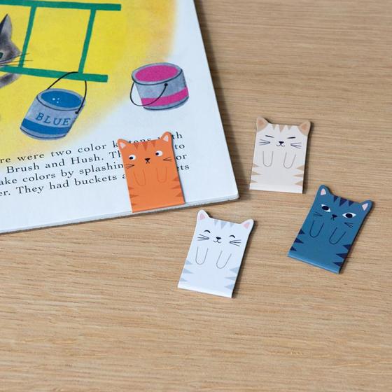 Rex London Magnet Lesezeichen Katze 4-er Set