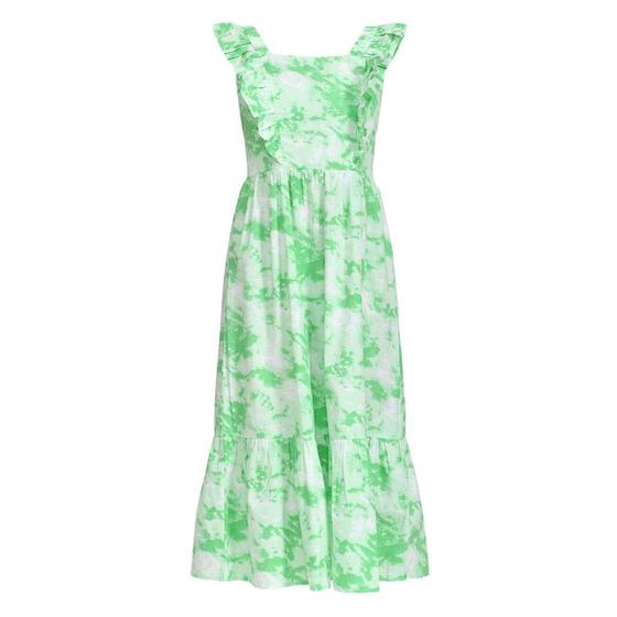 SISTERS POINT Kleid UNIZA-DR1 Batikmuster - weiß-mint