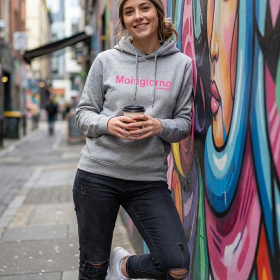 goldmarie MOINGIORNO Hoodie Gabi grau-pink 