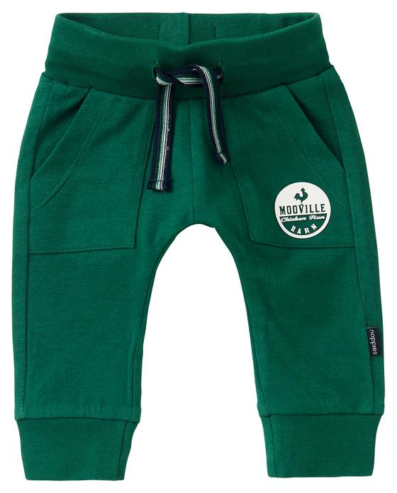 Jersey-Hose "Mooville", farmgreen, Biobaumwolle, GOTS-zertifiziert