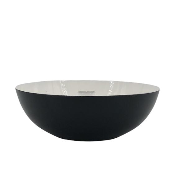 Posiwio Schale Kerzenhalter, schwarz-weiß