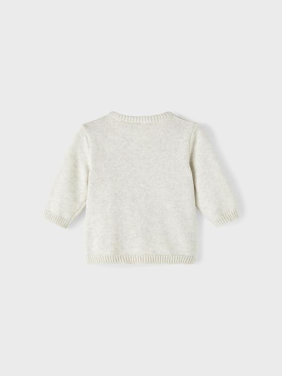 Name It Strickjacke Blümchen Peyote Melange