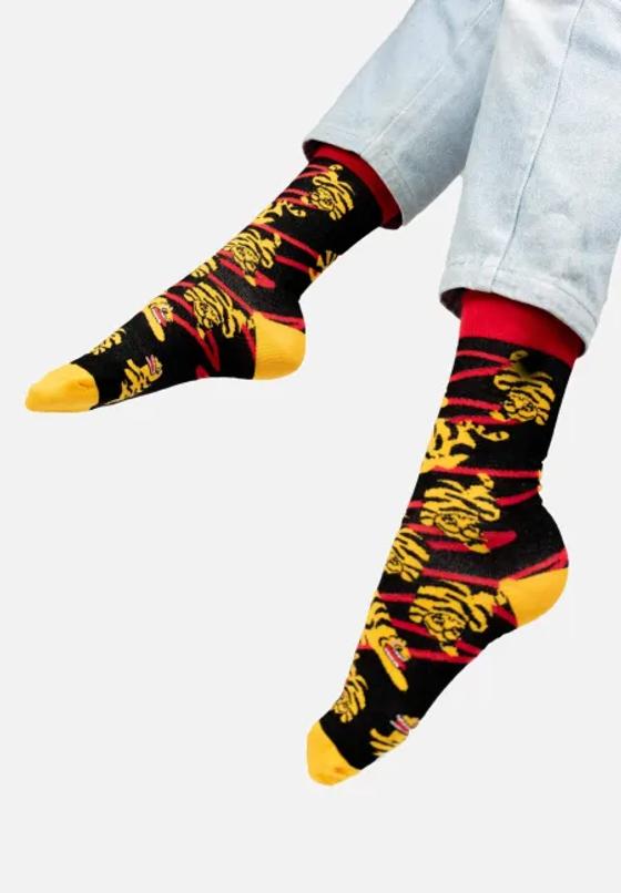Organic Socken Tiger von Kabak