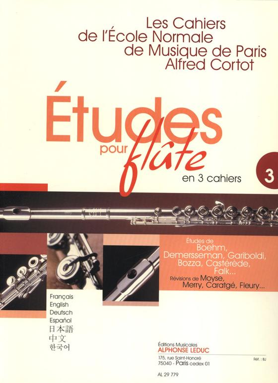 Etudes Pour Flute