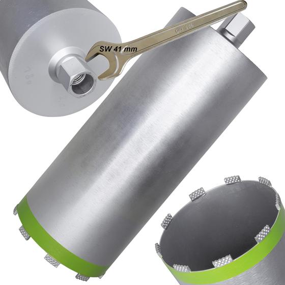 Diamant Trocken-Bohrkrone <br> Ø 47 mm - 272 mm <br> Nutzlänge 200 - 400 mm <br> Typ: Dimpel Original