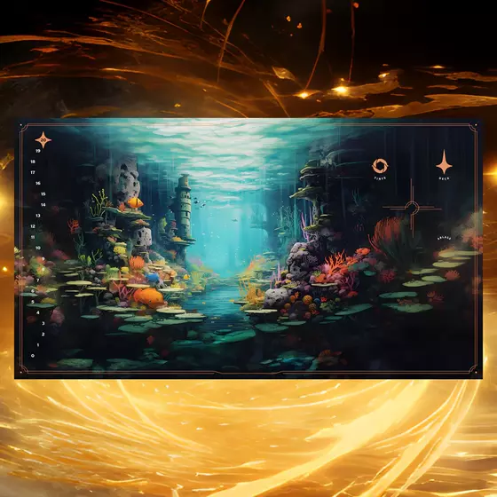 TINTENFÄNGER Kunststoff Playmat Poseidons Riff - Unspielbar