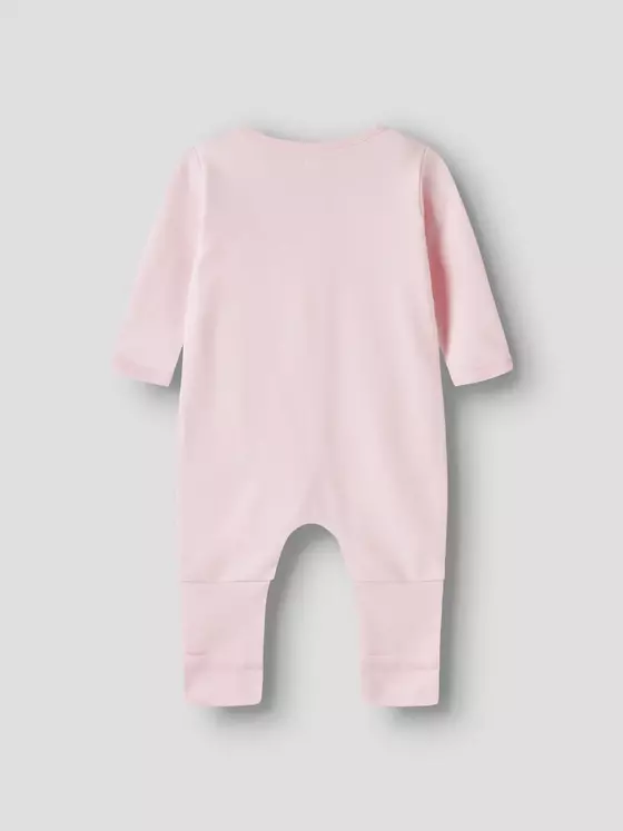 Name It 2er Pack Nightsuit Zipper Peaches Jet Stream Parfait Pink