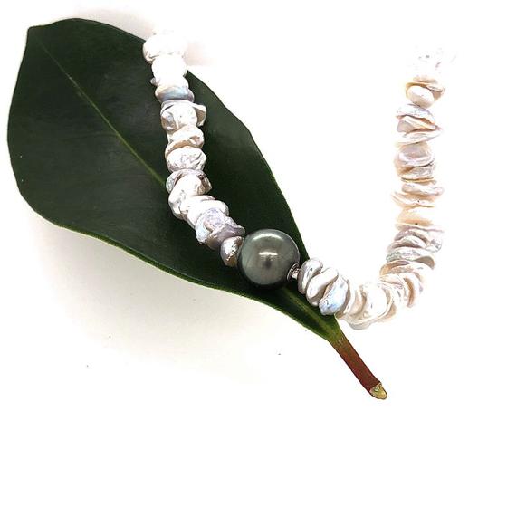 Suesswasserperlenkette-Tahitiperle