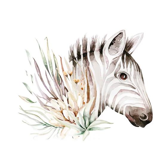 Serviette | Papier-/ Lunchserviette Tropical Zebra