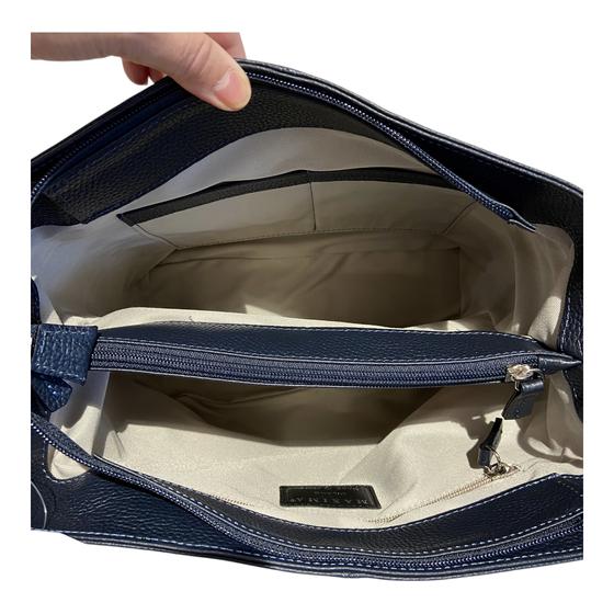 Maxima Schultertasche blu scuro, dunkelblau