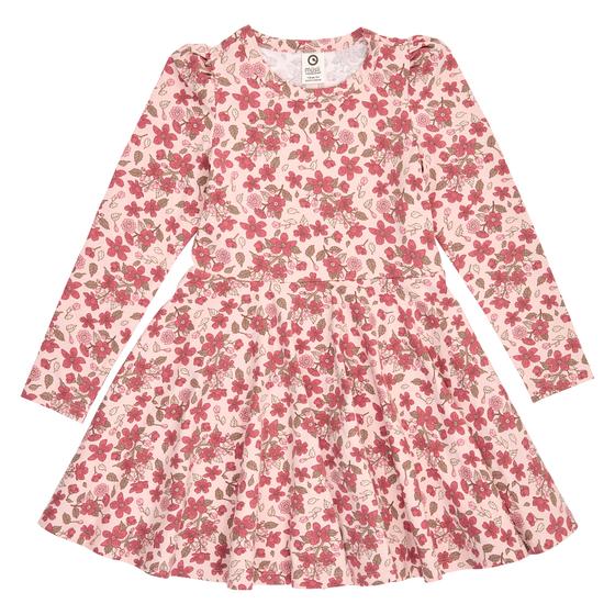 Müsli by Green Cotton Velora Langarm Swing Dress Blush Baroque Rose 