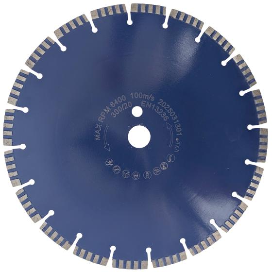 Diamant Trennscheibe <br> Ø 300 - 800 mm <br> Typ Laser Turbo Blue <br> für Stahlbeton