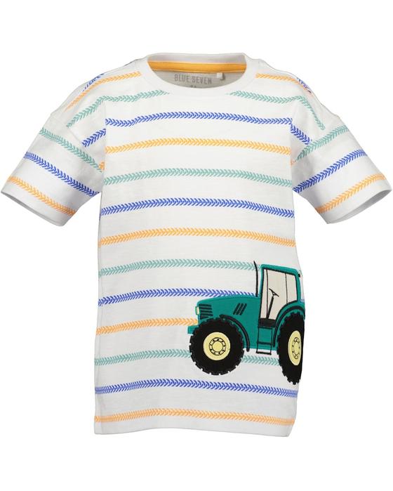 T-Shirt "Traktor", Baumwolle, gestreift