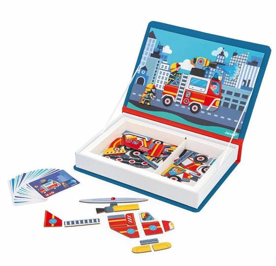 Janod Magneti' Book Feuerwehrleute