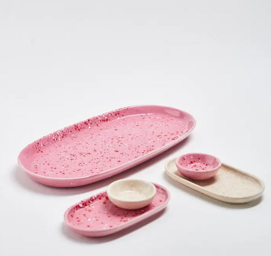 Teller | 5tlg. Sushi-Tablett Set My Valentine Party