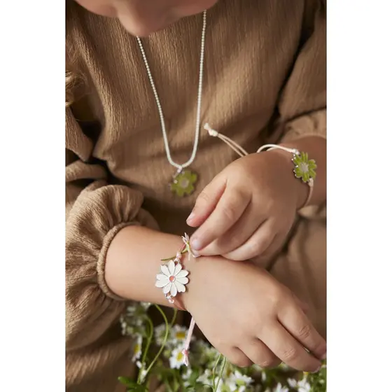 Global Affairs Armband Blume Weiß