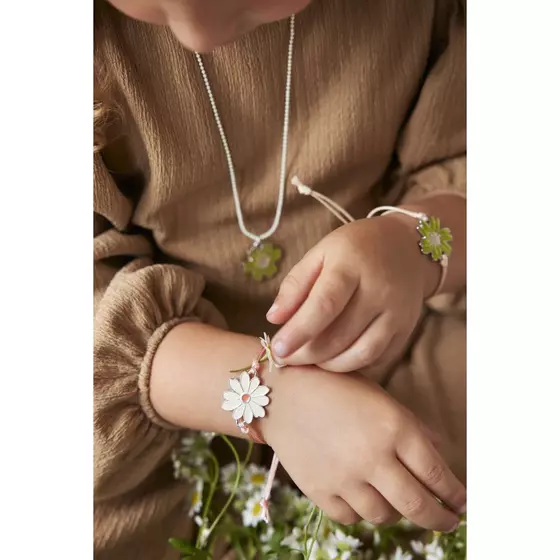 Global Affairs Armband Blume Weiß