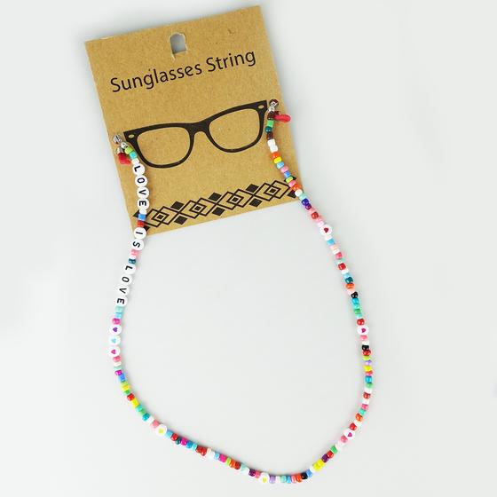 goldmarie Brillenband LOVE IS LOVE - bunt